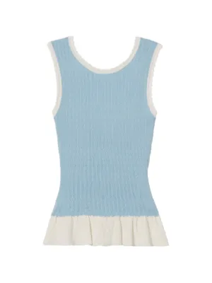 Claudie Pierlot round neck knit top
