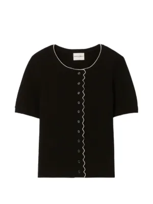 Claudie Pierlot contrast knit cardigan