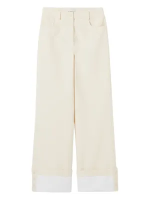 Claudie Pierlot elegant straight cotton trousers