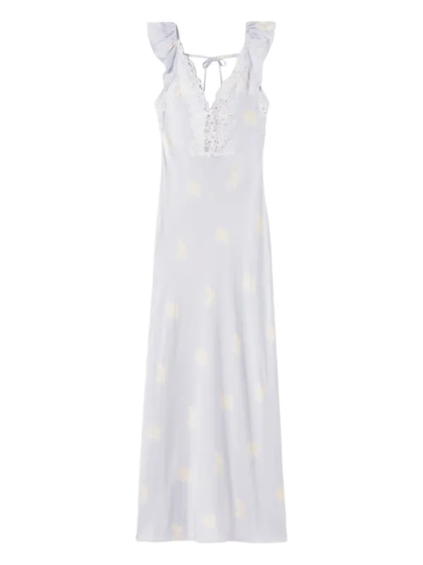 Claudie Pierlot floral satin dress