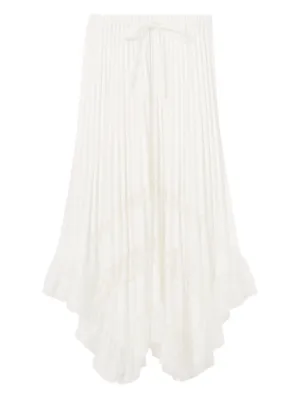 Claudie Pierlot floral pleated skirt
