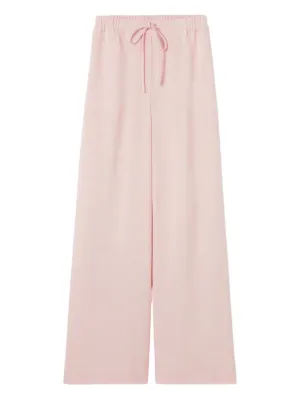 Claudie Pierlot string wide-leg trousers