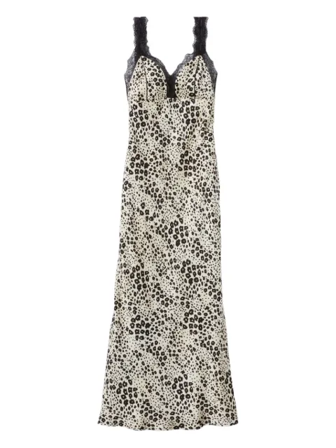 Claudie Pierlot satin animal print dress