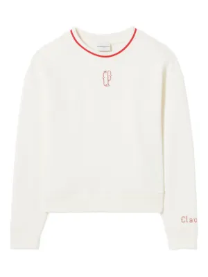 Claudie Pierlot CP embroidered crewneck sweatshirt