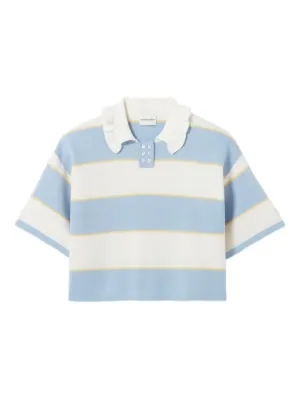 Claudie Pierlot striped knit polo
