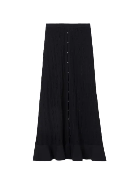 Claudie Pierlot long crochet skirt
