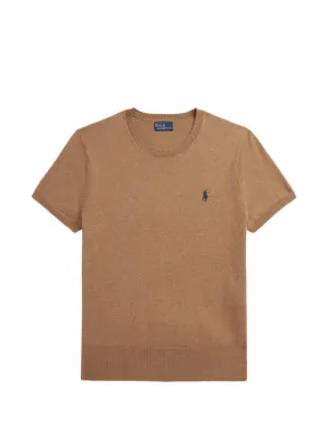 Polo Ralph Lauren logo-embroidered knitted top