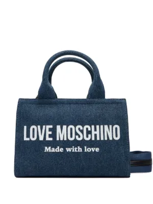 Love Moschino logo-detail tote bag