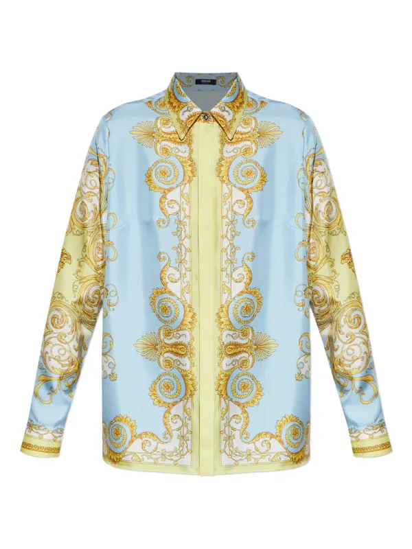 Versace baroque-printed shirt