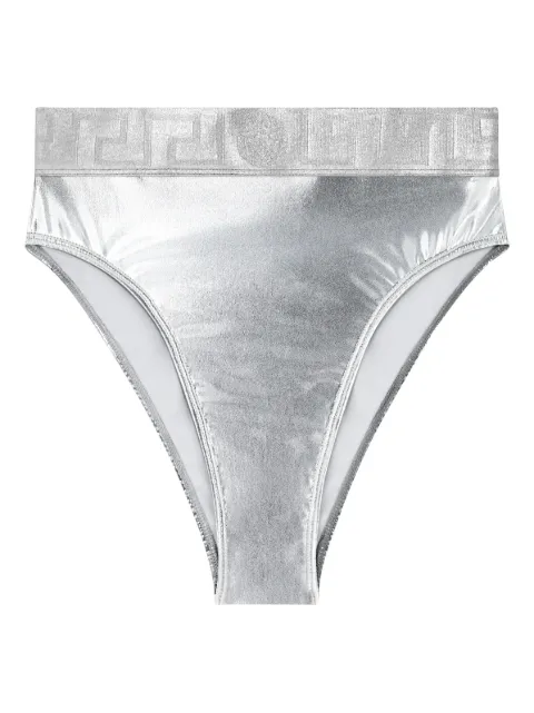 Versace metallic bikini bottoms
