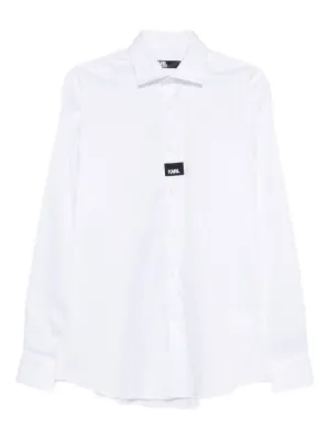 Karl Lagerfeld logo-motif shirt