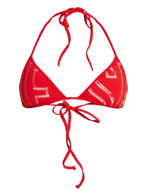 Diesel bikini top with graphic print