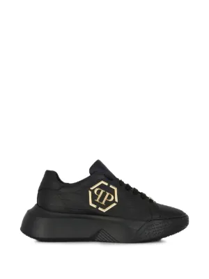 Philipp Plein Crocco Godzilla runner sneakers
