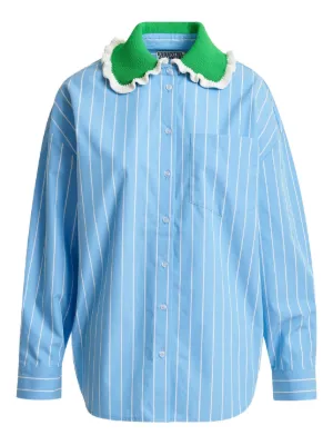 Essentiel Antwerp striped collar shirt
