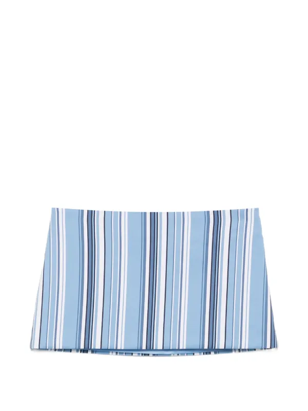 The Frankie Shop Hera striped mini kirt