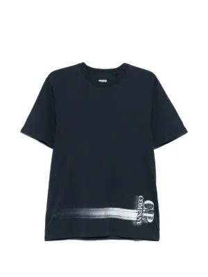 C.P. Company 24/1 jersey short-sleeve bottom logo T-shirt