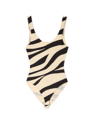 SANDRO zebra-print bodysuit