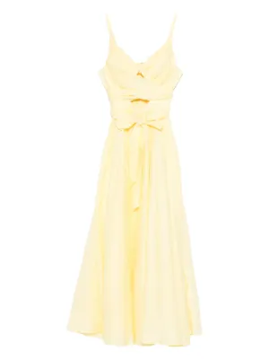 ZIMMERMANN tie-waist midi dress