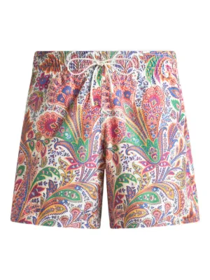 ETRO floral-Paisley swim shorts