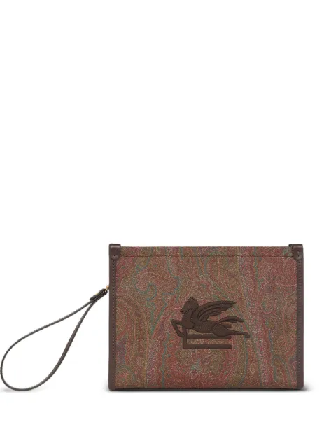 ETRO Arnica pouch with Pegaso detail