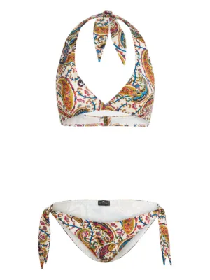 ETRO floral paisley bikini
