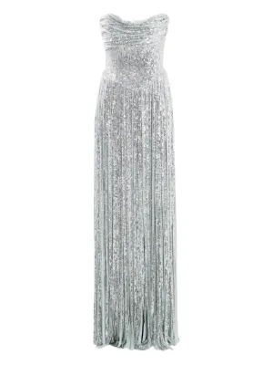 Ana Radu fringed-detail maxi dress