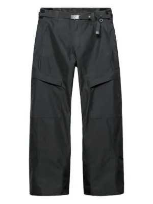Prada belted straight-leg ski trousers