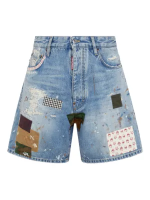 DSQUARED2 medium wash boxers shorts