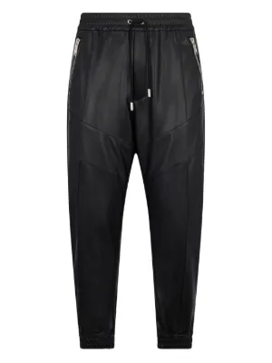 DSQUARED2 faux leather jogging pants