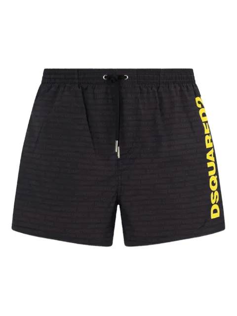 DSQUARED2 logo midi swim boxer shorts