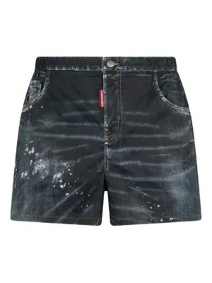 DSQUARED2 five-pockets midi swim shorts