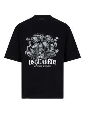 DSQUARED2 Monkey Business loose fit T-shirt