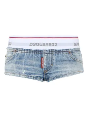 DSQUARED2 light Undle jean hot pants