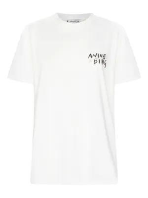 ANINE BING rear-lettering T-shirt