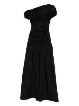 Self-Portrait draped midi dress