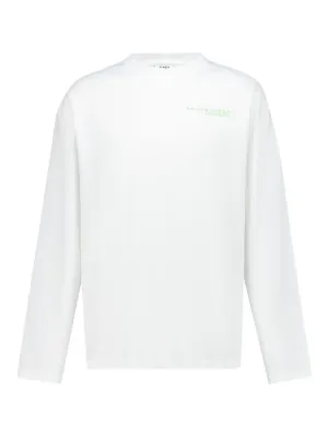 Casablanca orchid-print long-sleeved T-shirt