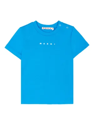 Marni Kids logo-print T-shirt