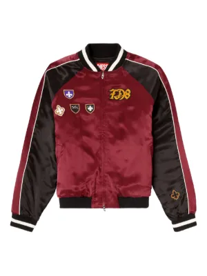 Diesel J-Foulkes-Cp appliqu&eacute;-patch jacket