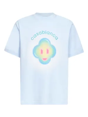 Casablanca Airbrush Smiley logo T-shirt
