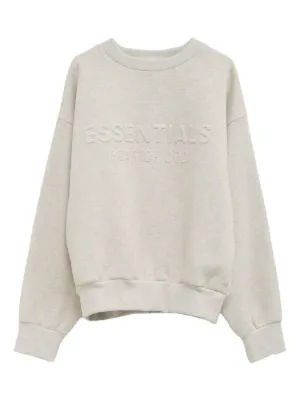 FEAR OF GOD ESSENTIALS embossed-logo sweatshirt