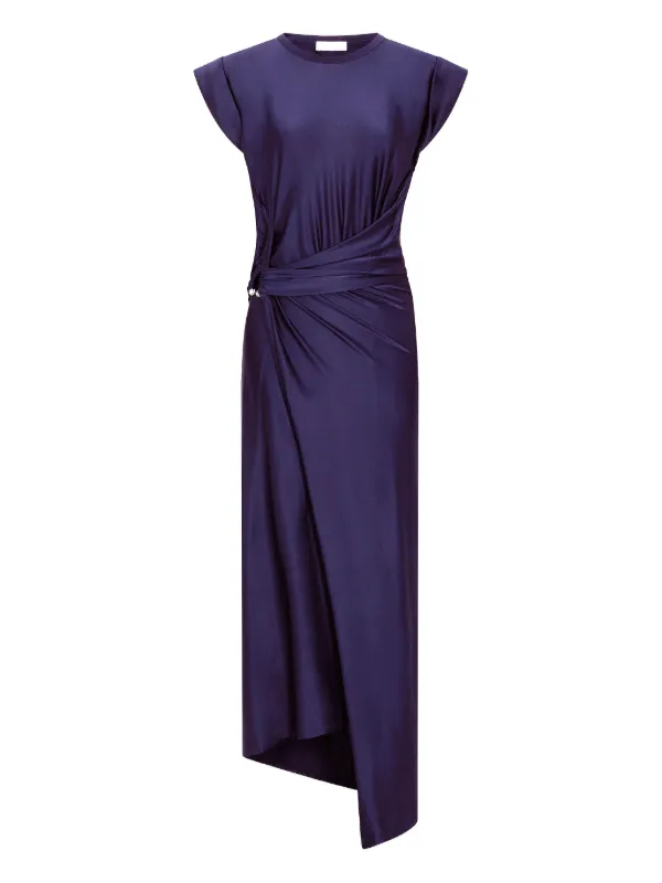 Rabanne midi piercing-detail dress