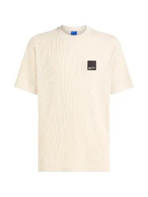Karl Lagerfeld Jeans logo-plaque T-shirt