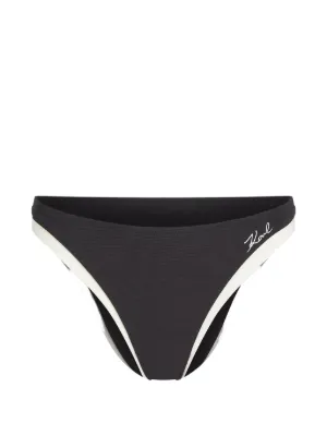 Karl Lagerfeld Signature cheeky bikini bottoms