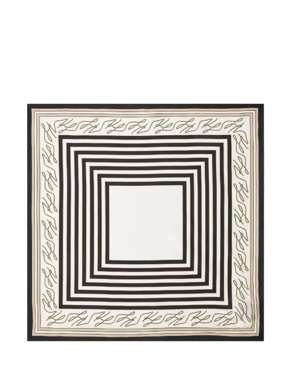 Karl Lagerfeld K/Autograph silk scarf