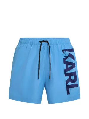 Karl Lagerfeld logo swim shorts
