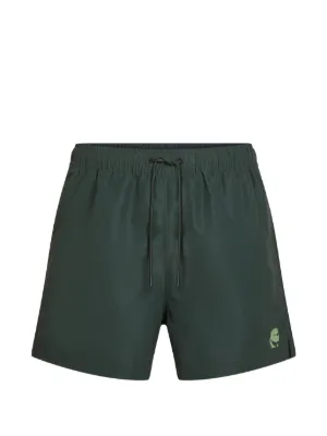 Karl Lagerfeld logo-print swim shorts