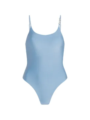 Karl Lagerfeld scoop-neck swimsuit