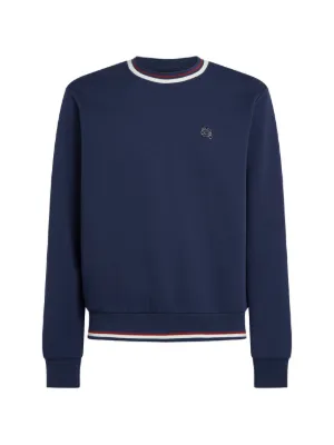 Karl Lagerfeld striped neck Ikon sweatshirt