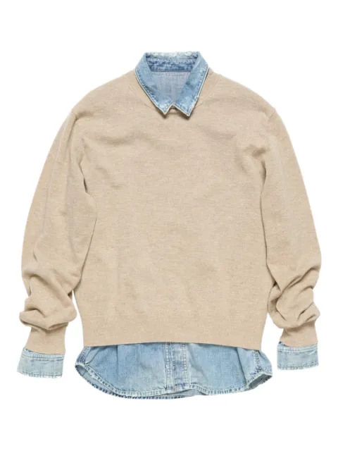 Acne Studios layered V-neck sweater 