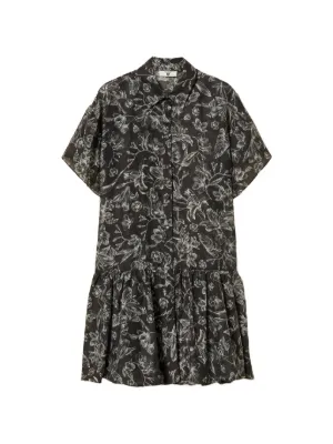 TWINSET short floral shirt dress